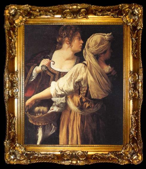 framed  Artemisia gentileschi Judith and Her Maidser, ta009-2